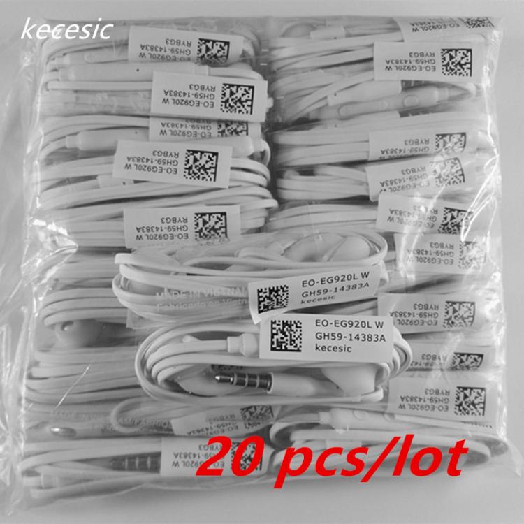 all in one place אביזרים kecesic 20 pcs/lot 3.5mm in-ear S6 Headphones Earphones with Mic Earphones For Samsung Galaxy  S5  s6 Headset Free Shipping