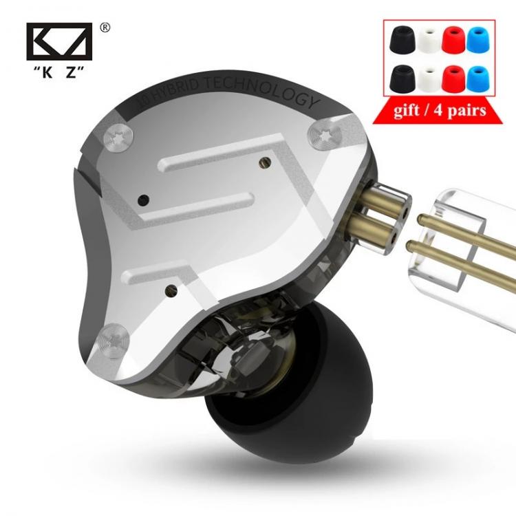 all in one place אביזרים KZ ZS10 PRO 4BA 1DD Metal Headset HIFI Hybrid In-ear Earphone Sport Noise Cancelling Headset KZ ZSX ZSN ZST x AS16 V90 AS10 C12