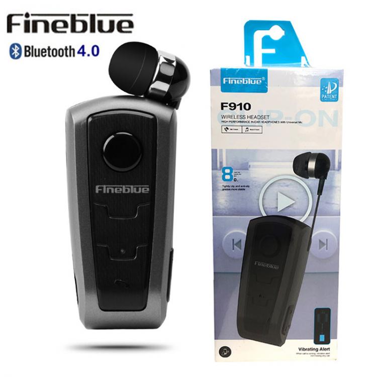 all in one place אביזרים 100% Original Fineblue F910 Wireless Bluetooth V4.0 Headset In-Ear Vibrating Alert Wear Clip Hands Free Earphone For Smartphones