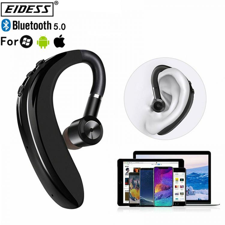 all in one place אביזרים New Business Bluetooth Headset Bluetooth 5.0 Earpiece Handsfree Headphones Mini Wireless Earphone Earbud Earpiece For All phones