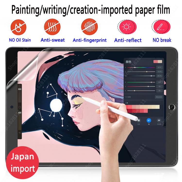 all in one place טאבלטים 2pcs Paper Protector Like Film Matte PET Anti Glare Painting For iPad Air 4 10.9 10.2 9.7 10.5 Air 3 pro11 12.9 inch mini Screen