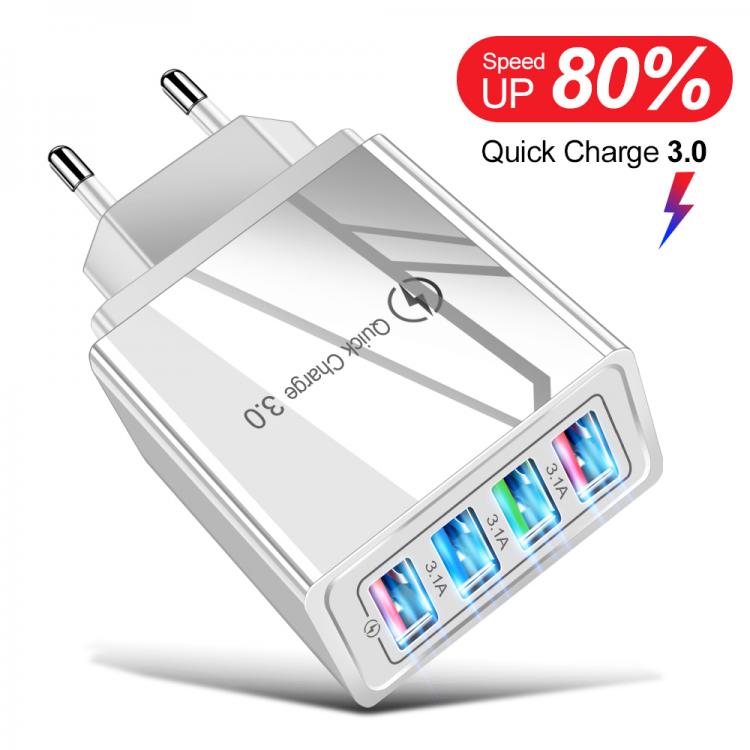 all in one place אביזרים USB Charger Quick Charge 3.0 For iphone 12 pro max 12 mini Samsung S10 Xiaomi Charger adapter For Smartphones Fast Charging