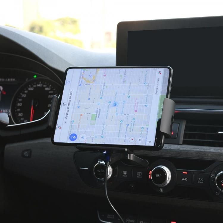 all in one place אביזרים 15W Qi Fast Car Wireless Charger for Samsung Galaxy Fold Fold Z 2 3 iPhone 13 12 Pro Fold Air Vent Suction Mount Phone Holder