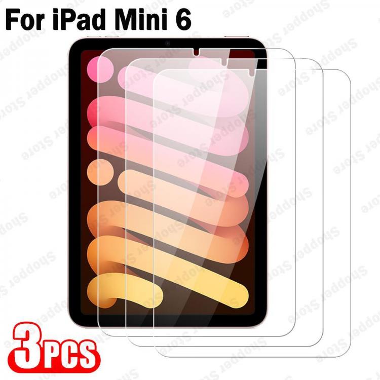 all in one place טאבלטים 3Pcs Tempered Glass For Apple iPad Mini 6 2021 8.3 inches Screen Protector Glass For iPad Mini6 6th Generation Protective Films