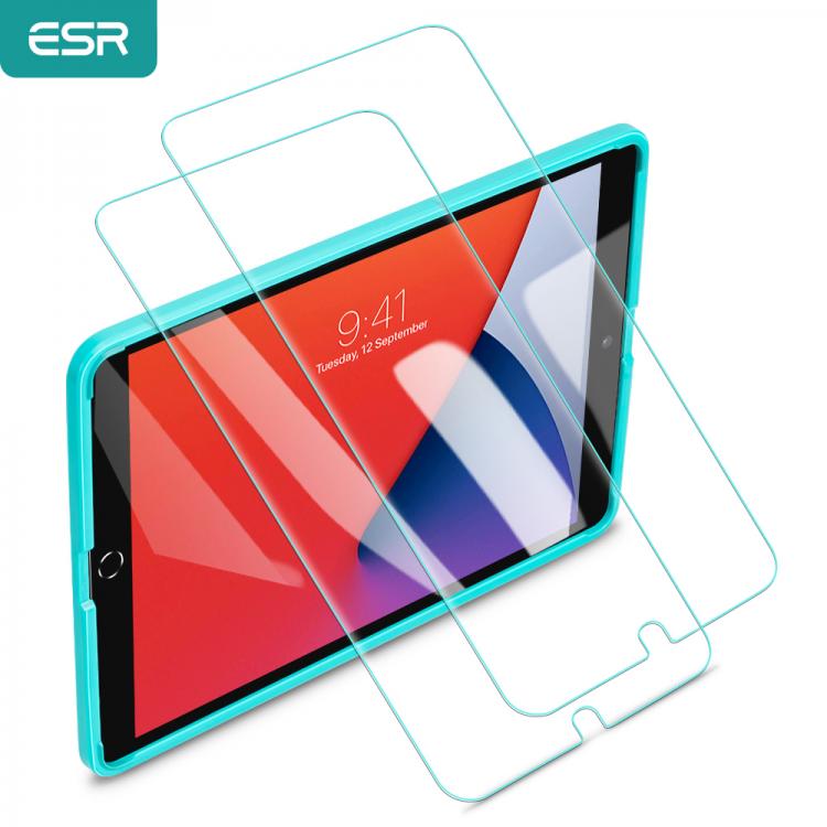 all in one place טאבלטים ESR Tempered Glass for iPad mini 6 Pro 12.9 11 10.5 2021 2020 2018 for iPad Air 4 for iPad 9 8 7 2PCS Clear Screen Protector