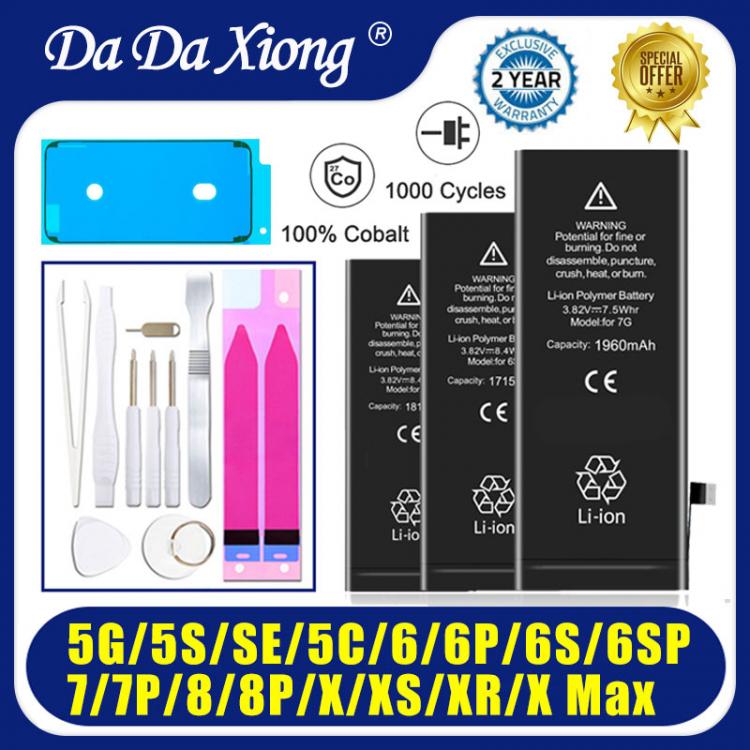 all in one place אביזרים High Quality 0 Cycles Battery For iPhone SE 2 4 4S 5 5S 5C 6 6S 7 8 Plus X XR XS 11 Pro Max 7P For Apple iPhone7 iPhonese