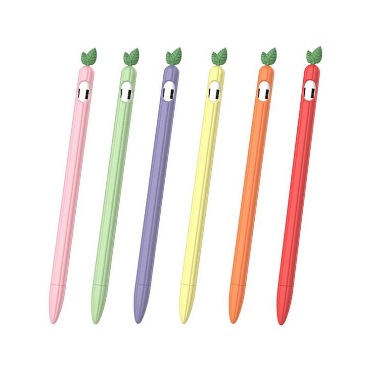 all in one place טאבלטים 1PC Cute Shockproof Non-slip Sleeve Soft Silicone for Apple Pencil 1 2 Creative Fruit/Vegetable Design Protective Case