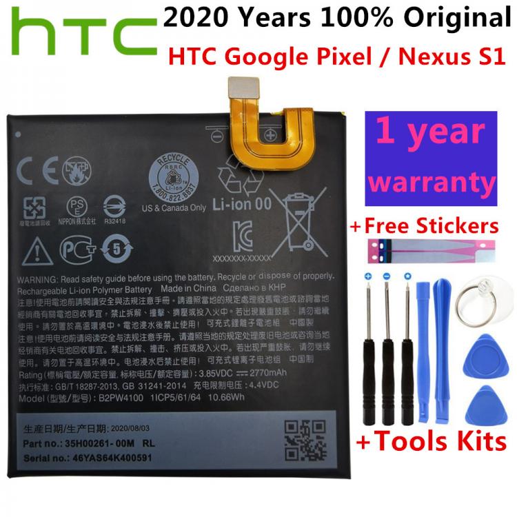 all in one place אביזרים Original 2770mAh B2PW4100 Replacement Battery For HTC Google Pixel / Nexus S1 Li-ion Polymer Batteries Batteria+Free Tools