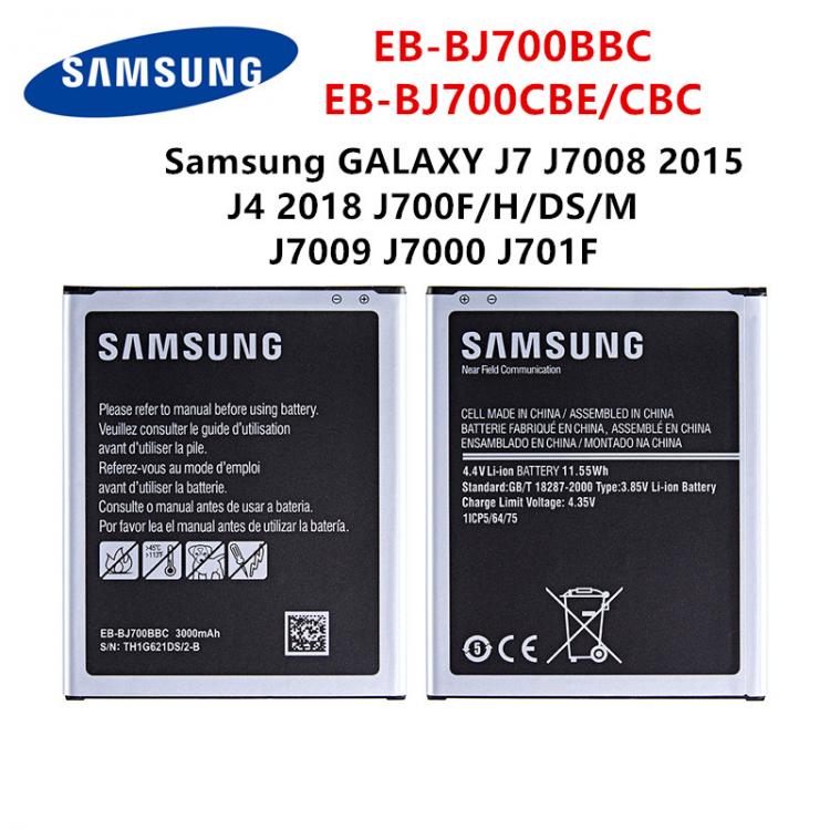 all in one place אביזרים SAMSUNG Orginal EB-BJ700BBC EB-BJ700CBE EB-BJ700CBC 3000mAh Battery For Samsung GALAXY J7 J7008 J4 J700F J7009 J7000 J701F  NFC