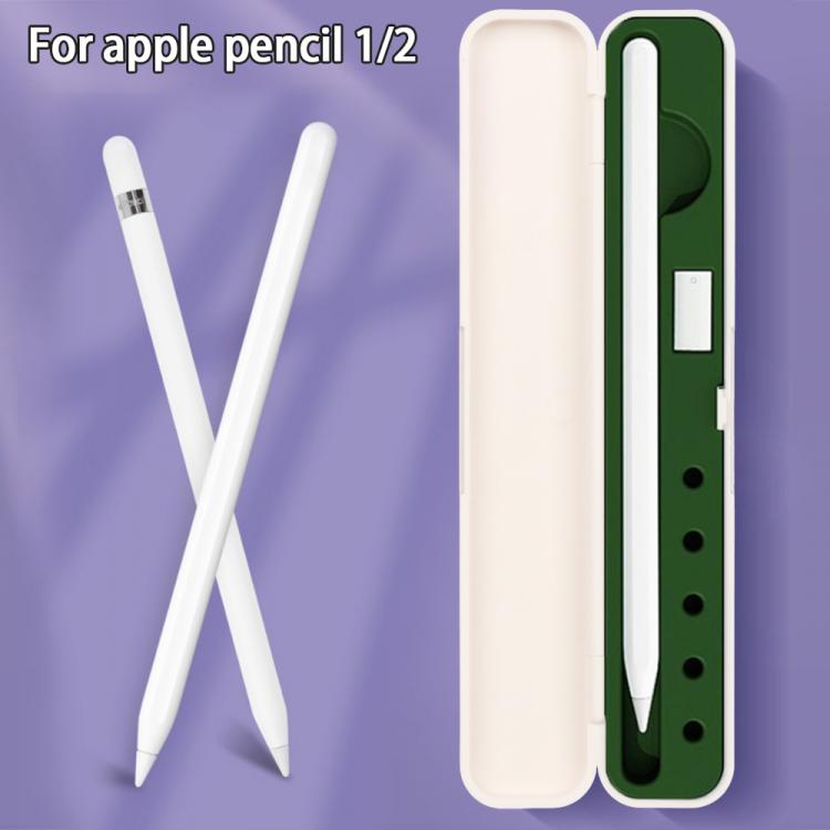 all in one place טאבלטים 1PC Pencil Holder Case For Apple Pencil Storage Box Portable Hard Cover Travel Case For Airpods Air Pods Apple Pencil Accessorie