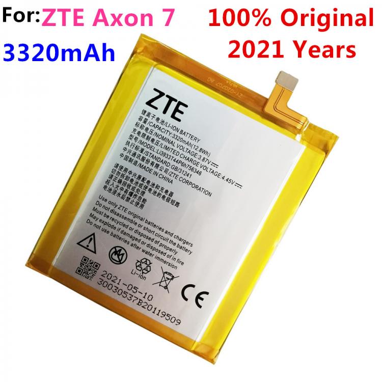 all in one place אביזרים 2021 100% Original New LI3931T44P8H756346 Battery For ZTE Axon 7 5.5inch A2017 Battery 3320mAh With Tracking Number