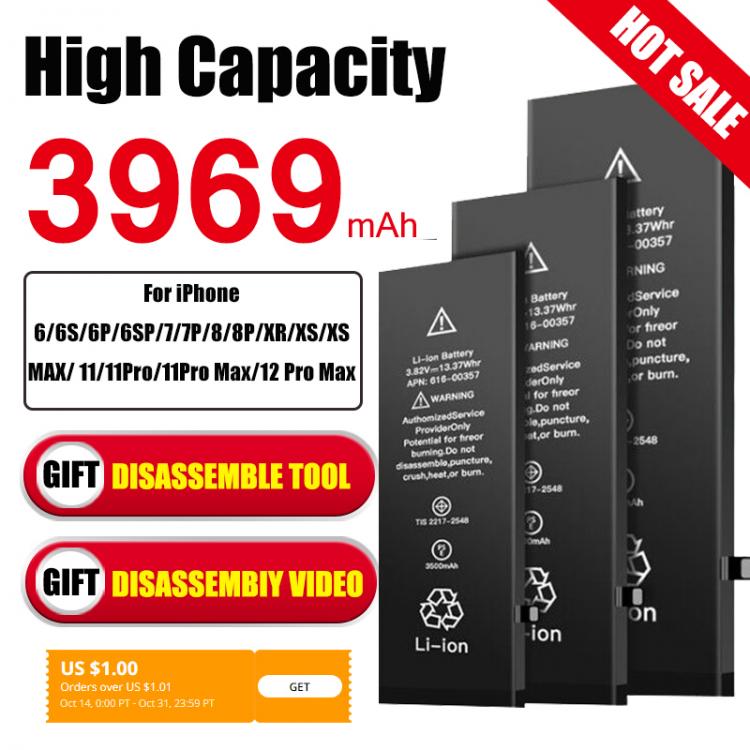 all in one place אביזרים High capacity phone Battery For Apple 5S 5 6S 6 7 8 Plus X SE Xr Xs Max Replacement Bateria For iPhone 7 batteries with Tools