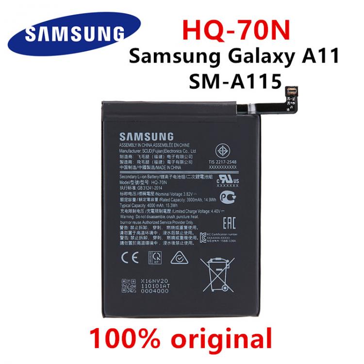 all in one place אביזרים SAMSUNG 100% Orginal HQ-70N 4000mAh Replacement  Battery For Samsung Galaxy A11 A115 SM-A115 Mobile phone Batteries