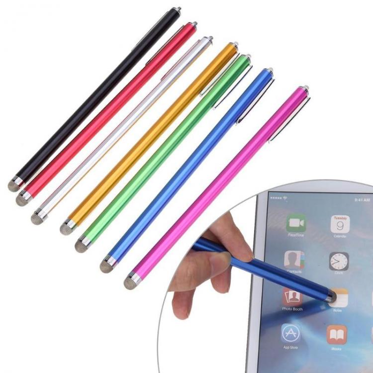 all in one place טאבלטים Micro-Fiber Mini Metal Capacitive Touch Pen Stylus Screen For Phone Tablet Laptop Capacitive Touch Screen Pen For IPhone IPad