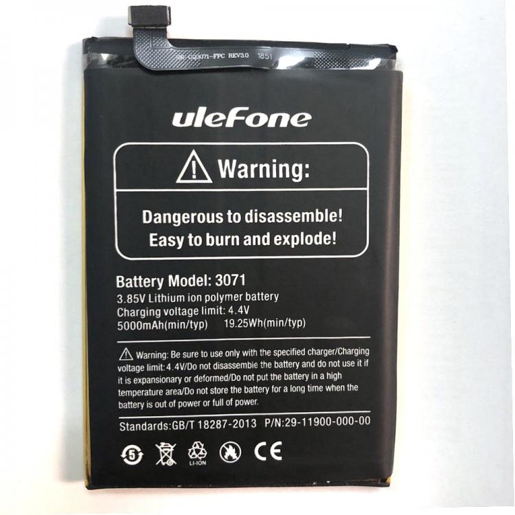 all in one place אביזרים 3.85v 5000mAh 19.25wh  for Ulefone Armor 6 Armor6 3071 Smartphone High quality Replacement Battery