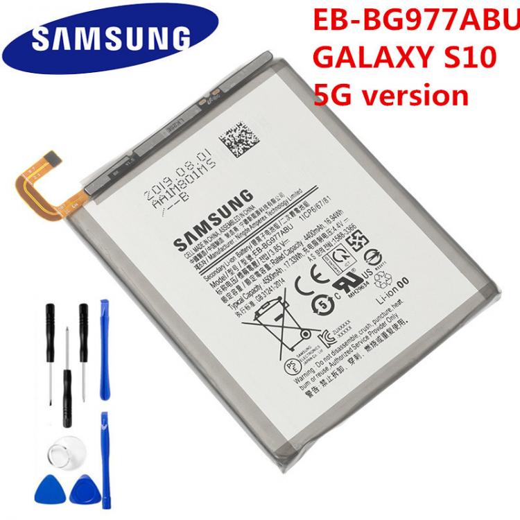 all in one place אביזרים Samsung Original EB-BG977ABU Battery for Samsung GALAXY S10 5G Version S10 X Version Genuine Replacement Phone Battery 4500mAh