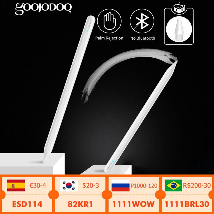 all in one place טאבלטים GOOJODOQ Stylus Pencil for iPad with Palm Rejection, for Apple Pencil 2 1 Apple Pen iPad Pen 10.2 Pro 11 2021 -2018 Mini 6 Air 4