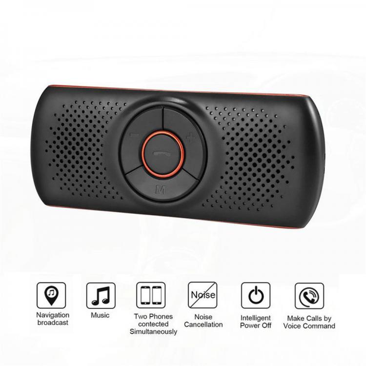 all in one place אביזרים Car Multi-Function Bluetooth-Compatible 4.2 Speakerphone Handsfree Kit MP3 Player Adapter Fit For Android Siri Google Assistant