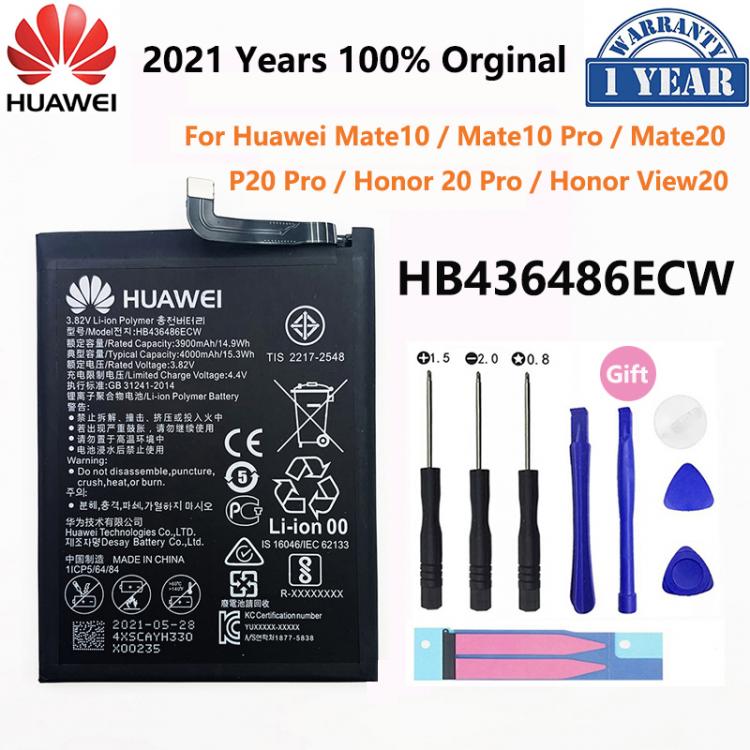 all in one place אביזרים Hua Wei Original Replacement Phone Battery HB436486ECW 4000mAh For Huawei Mate 10 20 Mate10 P20 Honor View 20 V20 Pro Batteries