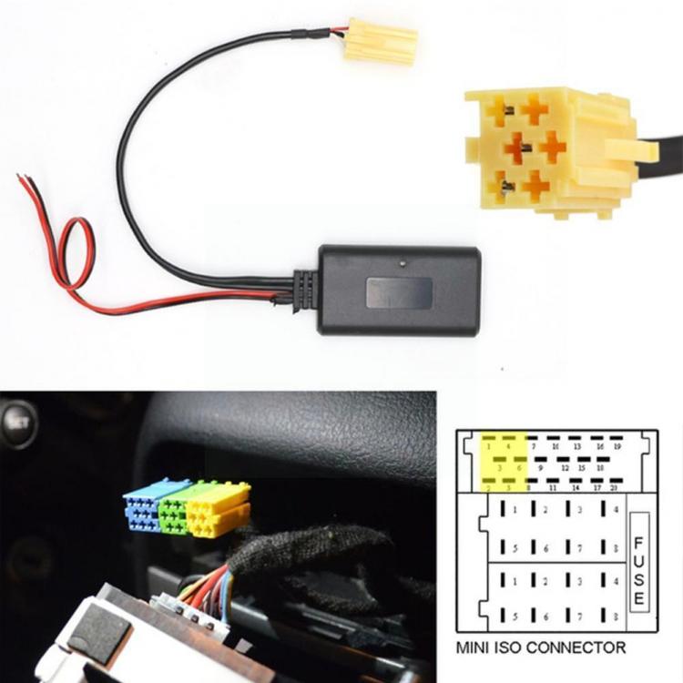 all in one place אביזרים Automobile Bluetooth 5.0 Aux Cables Microphone Handsfree Calling Mobile Adapters For Fiat 451 Smart Alfa Lancia Phones Free T1A5