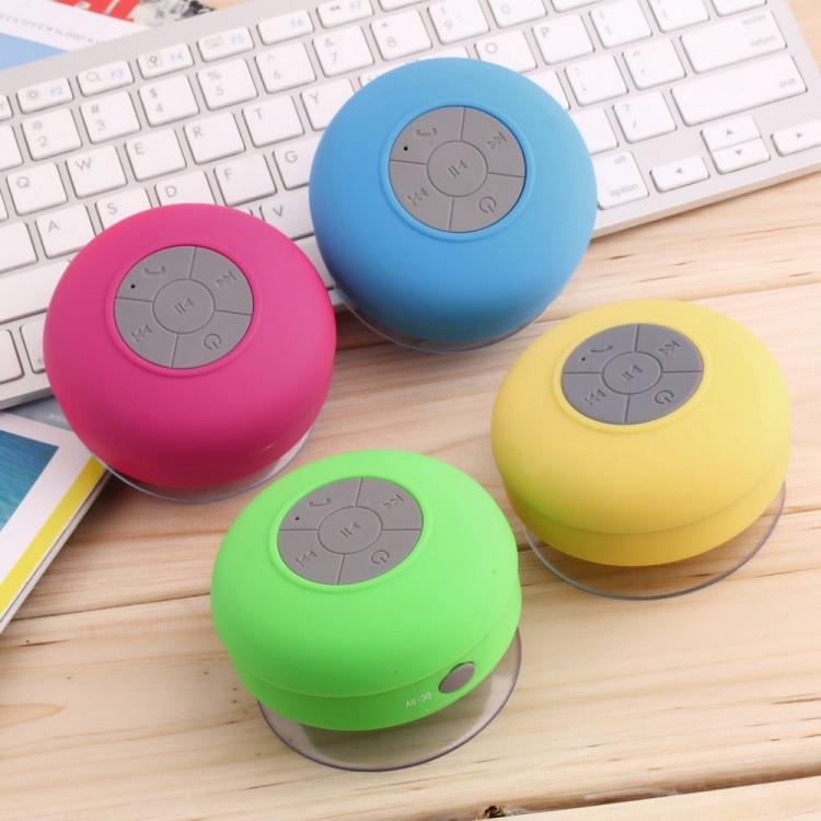 all in one place אביזרים Portable Waterproof  Speaker Wireless Car Handsfree Receive Call Music Suction Mic Mini Loudspeaker Box Hot