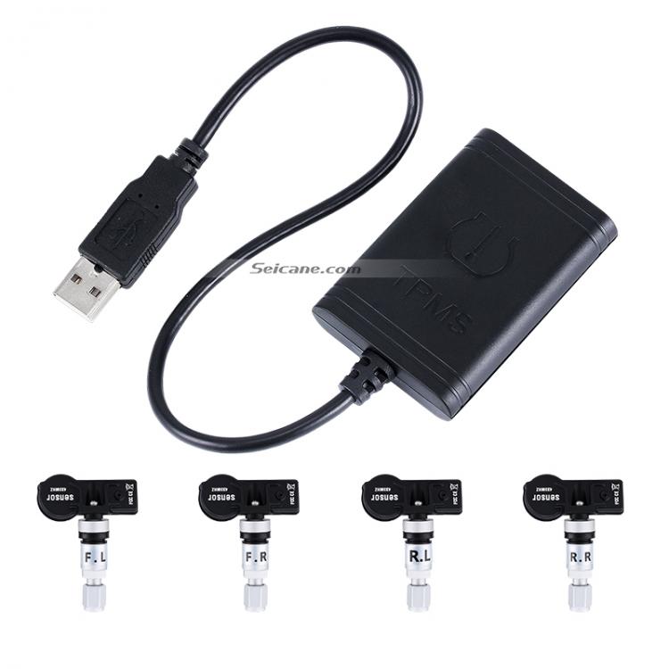 all in one place אביזרים Seicane Portable Car USB TPMS with 4 Internal Sensors for Android In Dash Navigation DVD TPMS Monitoring Auto Alarm
