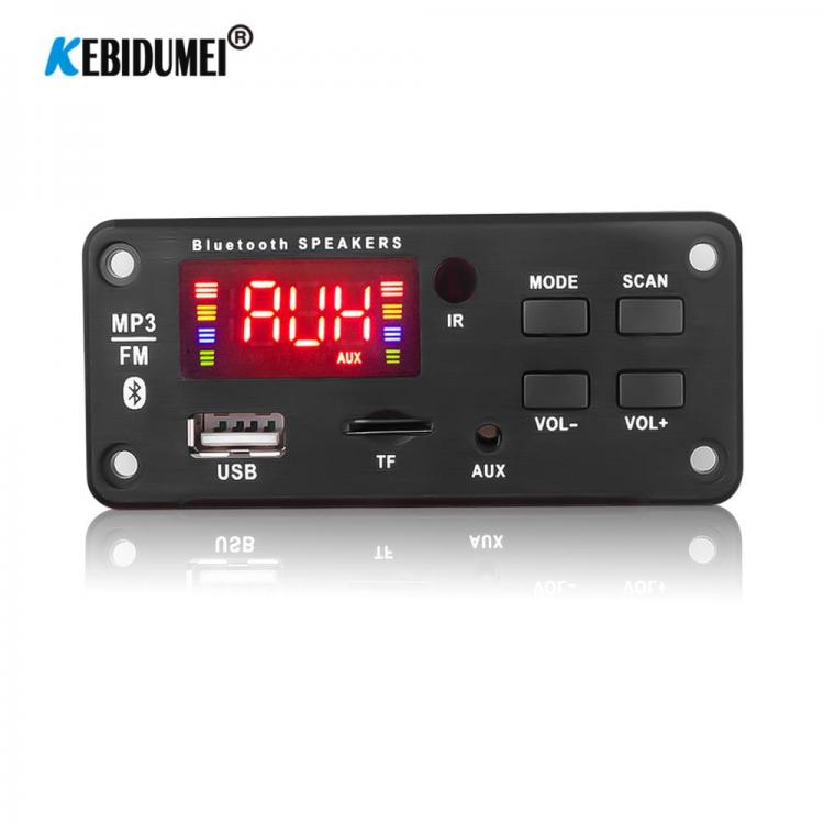 all in one place אביזרים USB AUX 5V-12V Handsfree Bluetooth 5.0 Car Radio MP3 Player Decoder Board Support Recording FM TF Card AUX  Audio Module