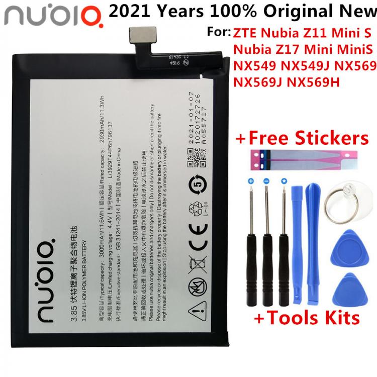 all in one place אביזרים 100% Original Li3929T44P6h796137 Battery For ZTE Nubia Z11miniS Z11 miniS NX549J Z17mini Z17 mini NX569H NX569J Battery 3000mAh