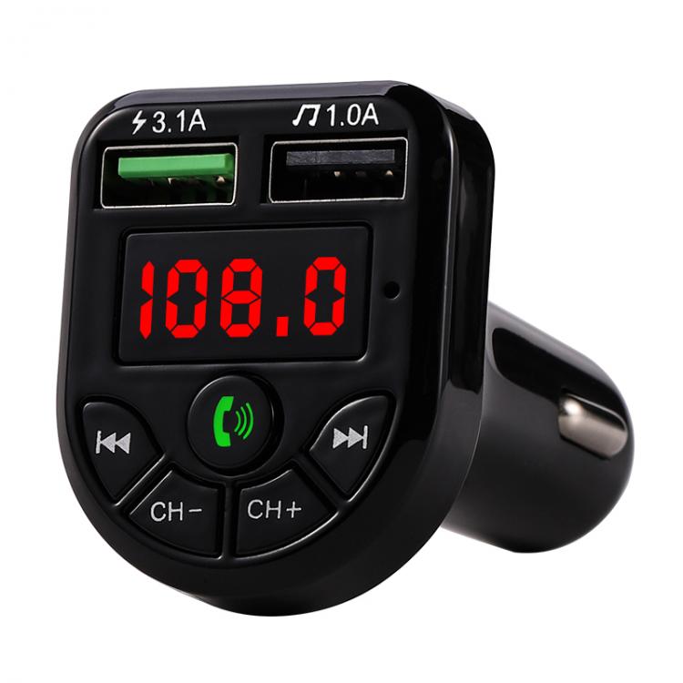 all in one place אביזרים LED FM Transmitter Bluetooth-Compatible 5.0 Car kit Dual USB Car Charger 3.1A 1A  USB MP3 Music Player for iphone car U disk/TF
