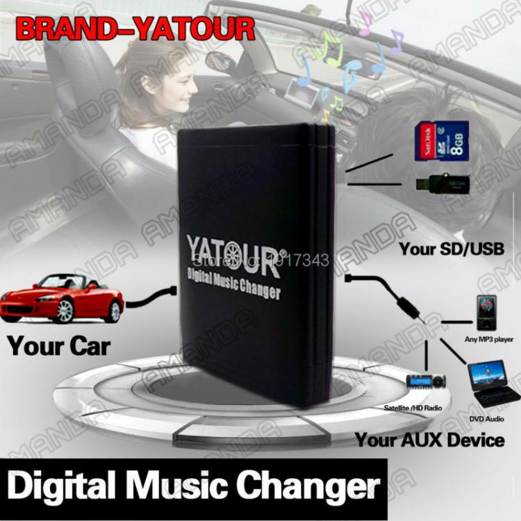 all in one place אביזרים Car Adapter AUX MP3 SD USB Music CD Changer 6+6PIN Connector FOR Toyota Celica Corolla Verso Sequoia Sienna Previa Solara Tacoma