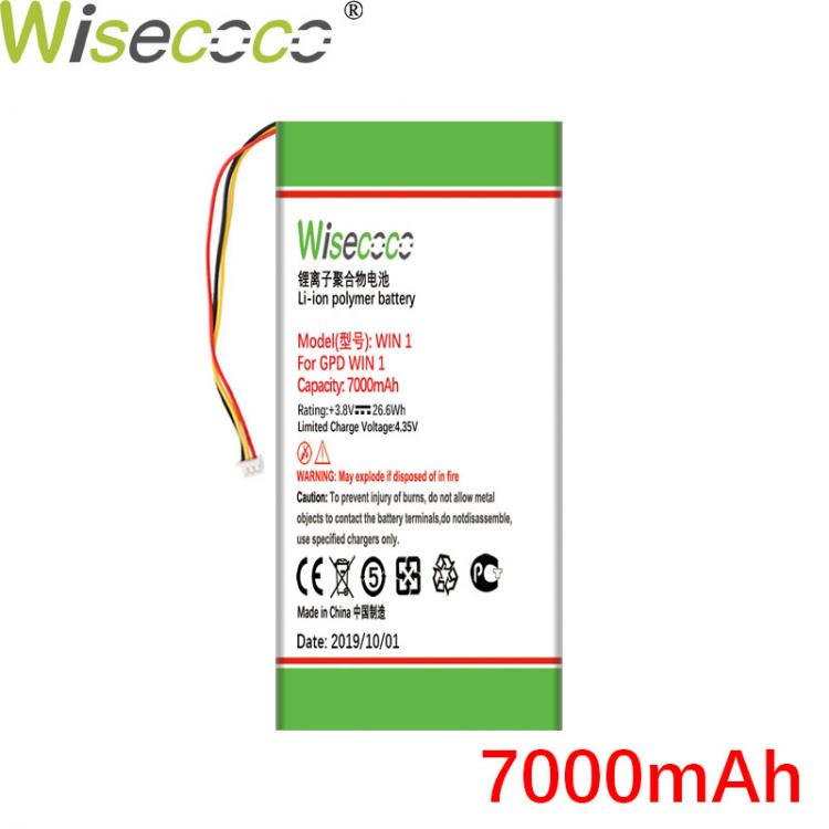 all in one place טאבלטים WISECOCO 7000mAh Battery For GPD WIN1 WIN 1 Mobile Phone In Stock High Quality Battery+Tracking number