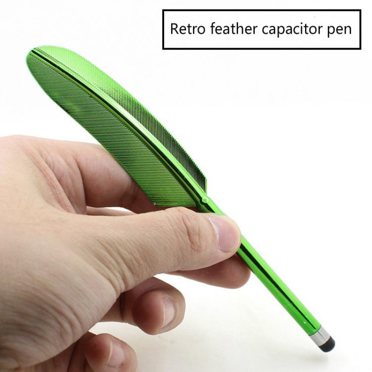 all in one place טאבלטים Universal Tablet Touch Screen Pen Styluses Capacitive Pen Fashion Feather Shape Plastic Painting Mobile Phone Capacitance Pen