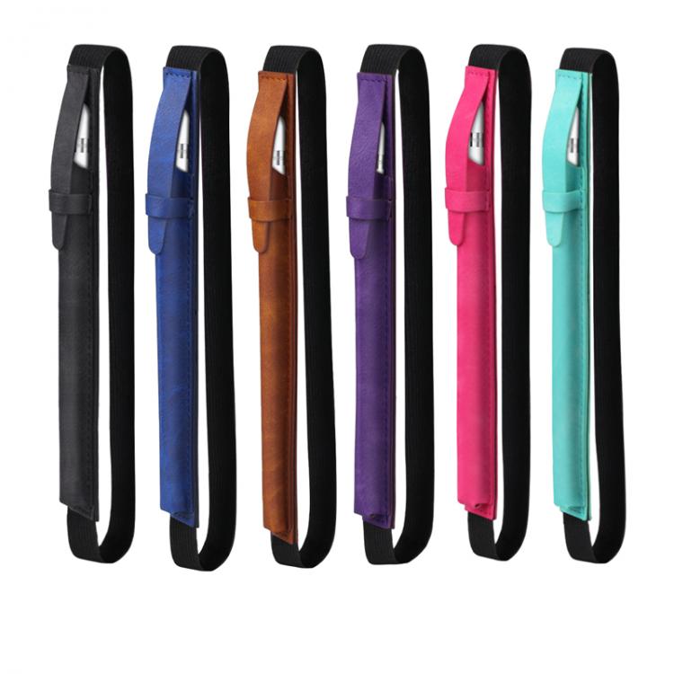 all in one place טאבלטים PU Leather Protect Cover For Apple Pencil Tablet Travel Elastic Pen Pencil Pouch Bag Holder Sleeve Protective Cover Case On Pad