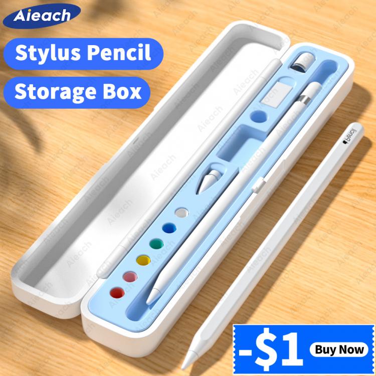 all in one place טאבלטים Universal Stylus Pencil Holder Case For Apple Pencil 1st 2nd Generation Accessories Hard Portable Storage Box For iPad Pencil