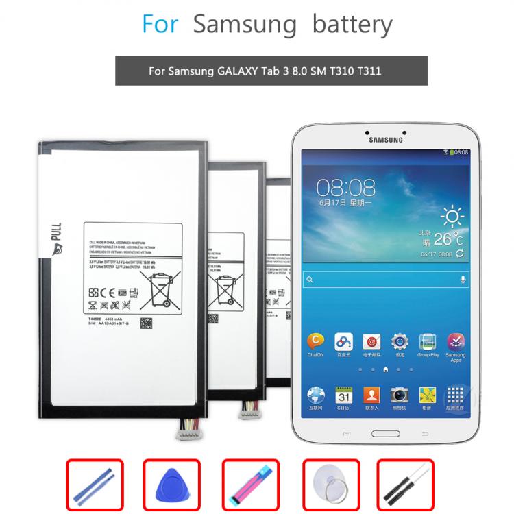 all in one place טאבלטים Tablet Li-Polymer Battery For Samsung GALAXY Tab 3 8.0 SM T310 T311 Battery 4450mAh T4450E