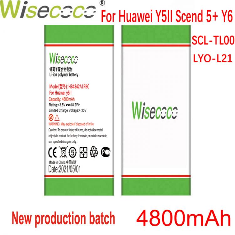 all in one place טאבלטים Wisecoco NEW High Capacity HB4342A1RBC Battery For Huawei y5II Y5 II 2 Ascend 5+ Y6 honor 4A SCL-TL00/Honor 5A LYO-L21 Phone