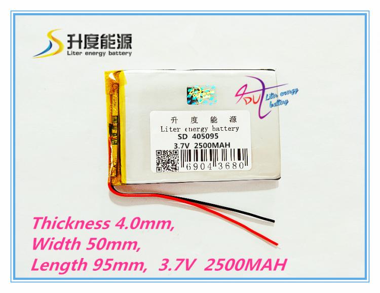 all in one place טאבלטים Newest 405095 3.7V 2500mAh Universal Li-ion battery for tablet pc 7 inch 8 inch 9 inch Mobile phone Power Bank E-book