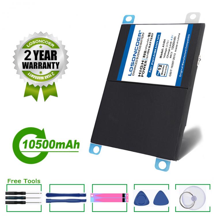 all in one place טאבלטים LOSONCOER Battery 10500mAh A1484 Tablet Battery For iPad 5 5th Air 1 iPad5 A1474 A1475 A1484 A1476 A1822 A1823 A1893 A1954
