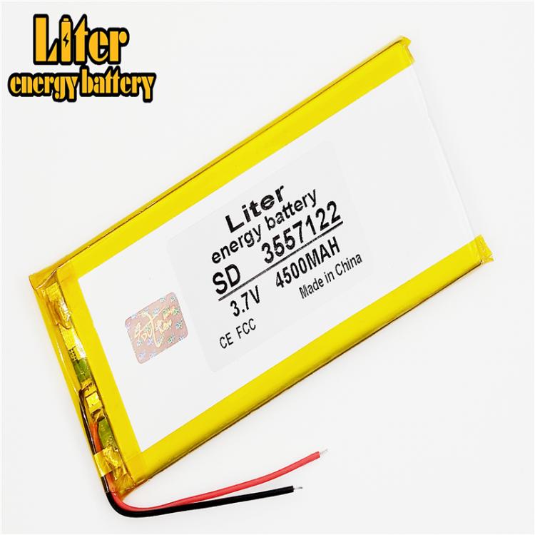 all in one place טאבלטים 3557122 4500mAh 3.7V lithium Li ion polymer rechargeable battery with a Tablet PC E-book tablet pc power bank