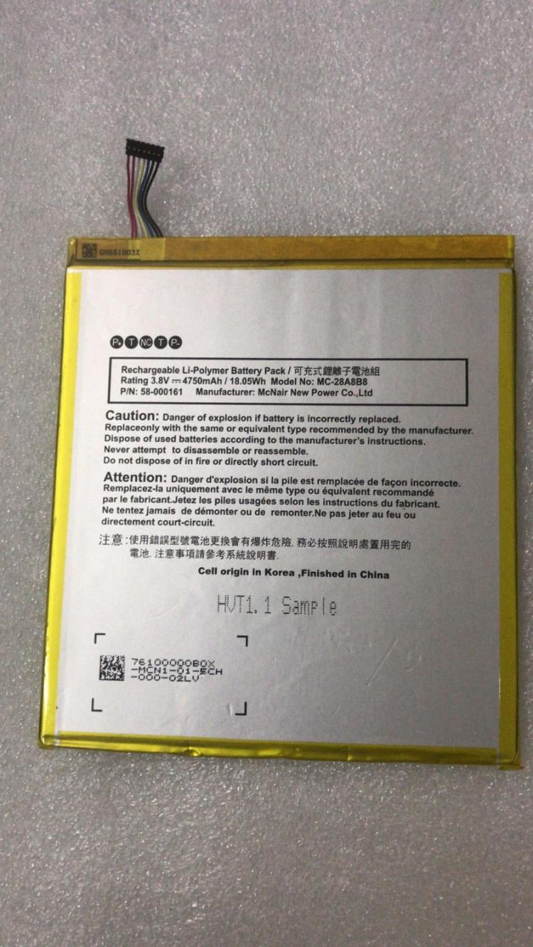 all in one place טאבלטים NEW Battery 58-000161 MC-28A8B8 For Amazon Kindle Fire HD 8" 6TH GEN PR53DC 3.8V