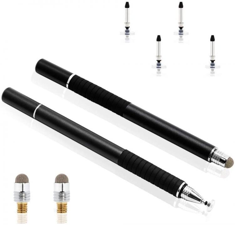 all in one place טאבלטים Universal 2 in 1 Fiber Stylus Pen Drawing Tablet Pens Capacitive Screen Caneta Touch Pen for Mobile Phone Smart Pen Accessories
