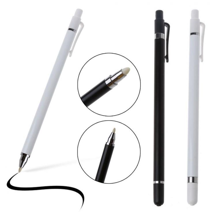 all in one place טאבלטים Universal Smartphone Pen for Stylus Android IOS Dual Soft Nibs Touch Screen Capacitive Stylus Pen for Smart Phone/Tablet/Laptop