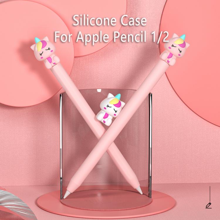all in one place טאבלטים For Apple Pencil 1/2 Case Soft Silicone Cartoon Pouch Tablet Touch Pen Stylus Non-slip Protective Cover For iPad Pencil 2 1 Case