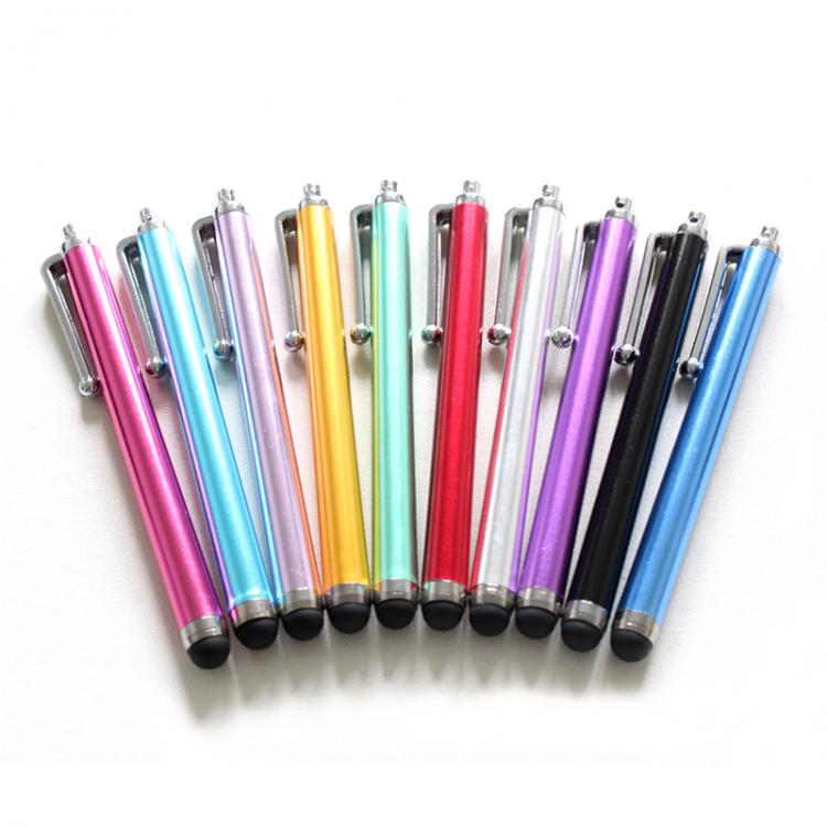 all in one place טאבלטים 10Pcs Metal Tablet Pen With Pen Clip Stylus Pen Touch Screen For Tablet PC For IPhone IPad Capacitive Stylus Pen