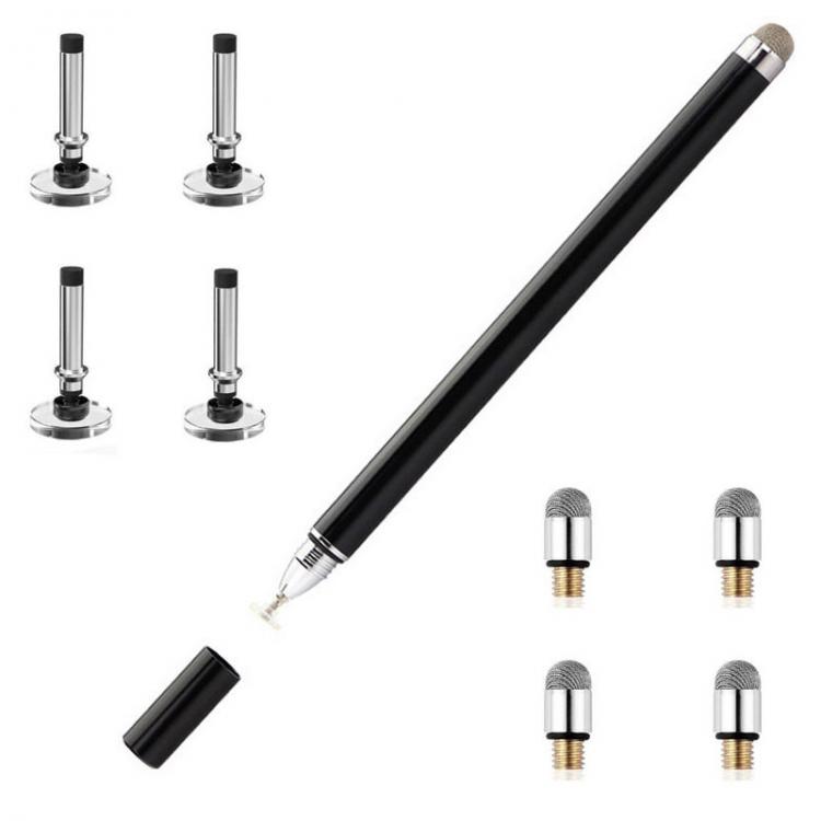 all in one place טאבלטים 2 in 1 Universal Stylus Pen Touch Screen Pen with Fiber Disc Tips for All iPad Pencil iPhone Huawei Stylus for Apple Pencil