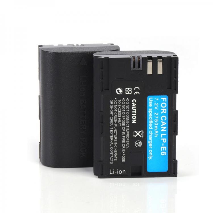 all in one place מצלמות ונלווים 2750mAh LP-E6 LPE6 Camera Battery For Canon for EOS 5D Mark II 2 III 3 6D 7D 60D 60Da 70D 80D 90D DSLR for EOS 5DS