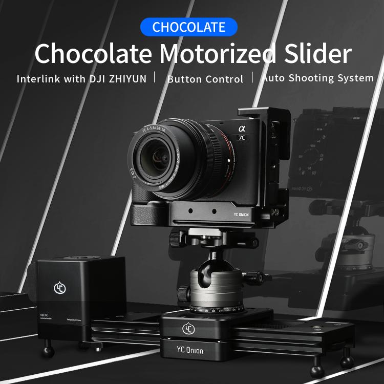 all in one place מצלמות ונלווים YC Onion Chocolate Milk Motorized Slider for Camera Phone DSLR APP Control Retractable Mini Portable Stabilizer for Camera