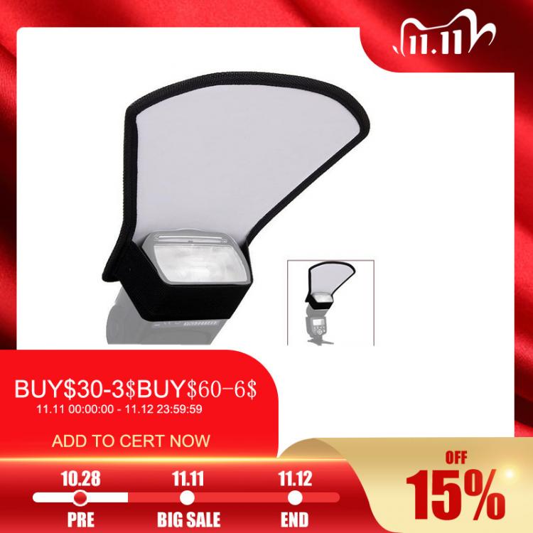 all in one place מצלמות ונלווים Camera Flash Diffuser Softbox Silver and White Flash Light Reflector for Canon 580EX/ for Nikon SB-600/Metz/ for Sony Cameras