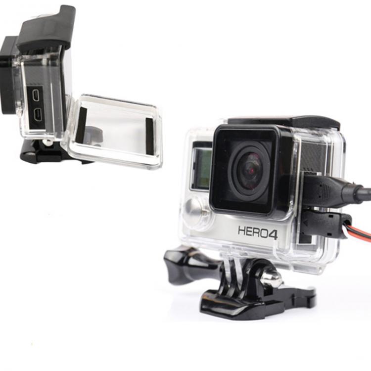 all in one place מצלמות ונלווים Skeleton Protective Side Open Housing Case For Gopro hero 4 3 + Camera Accessories Side Open Shell Protective Case for Go Pro