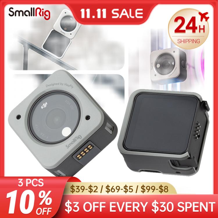 all in one place מצלמות ונלווים SmallRig DJI Action2 Magnetic Case White Grey Anti-scratch Anti-drop Anti-slip Formfitting Suits Multiple Scenes 3626